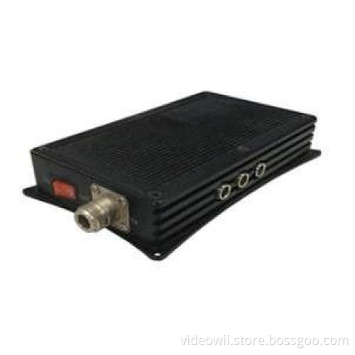 Portable 1W COFDM SD Transmitter , Video Audio WirelessTran